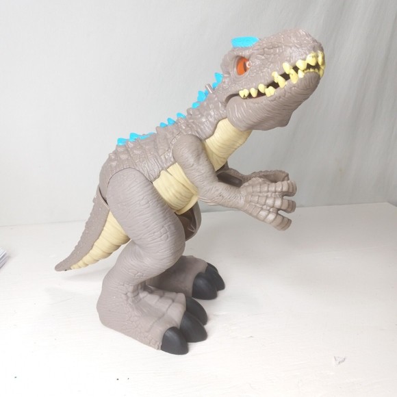 Imaginext Jurassic World Indominus Rex Dinosaur Thrashing Action Raptor Toy - Picture 1 of 4